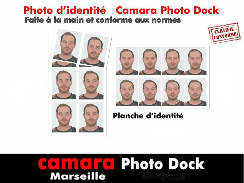 Photographe Marseille : photos d'identité rapides chez Camara Photo Dock